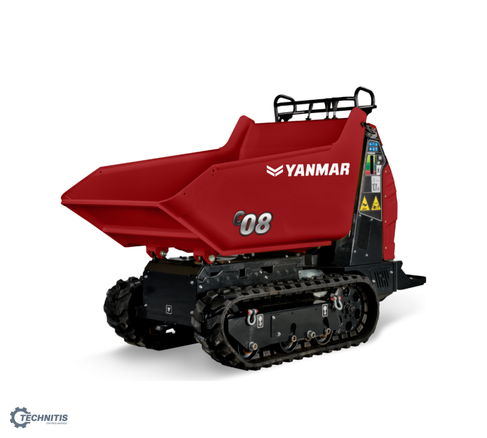 Yanmar C08-A dyzelinis vikšrinis transporteris
